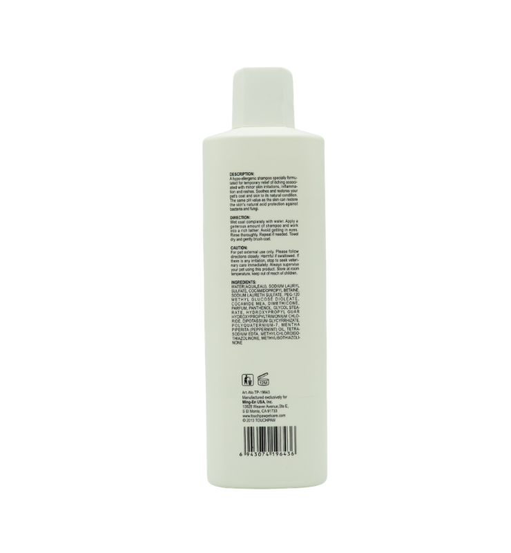 TouchPaw Nutritive: Sensitive Skin Pets Shampoo (600ml)