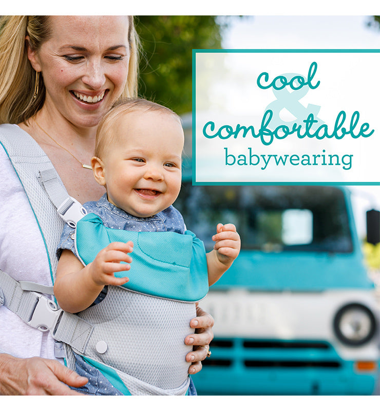 Infantino Flip 4-In-1 Light & Airy Convertible Carrier (Light Grey)