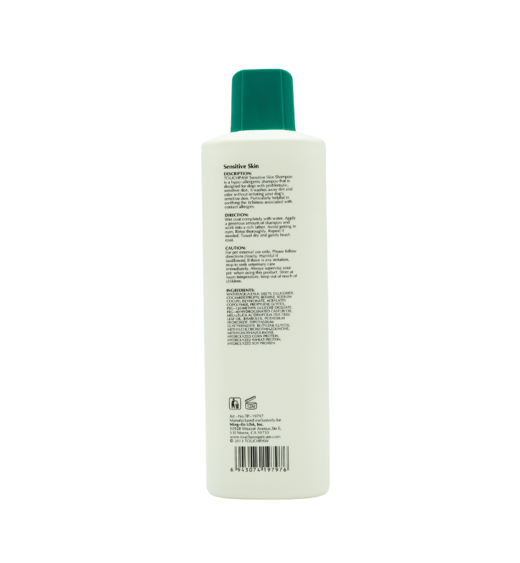 TouchPaw Natural: Sensitive Skin Shampoo (600ml)