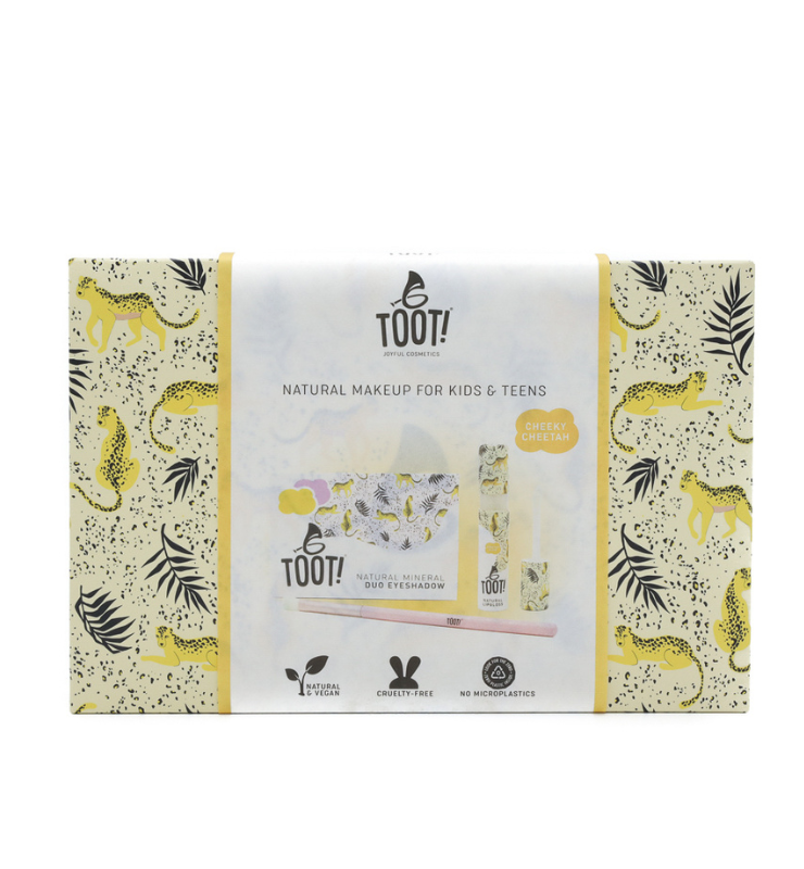 Toot! Cheetah Glow Eyeshadow & Lipgloss Box Set