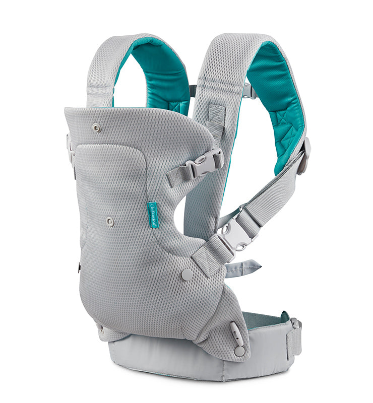 Infantino Flip 4-In-1 Light & Airy Convertible Carrier (Light Grey)