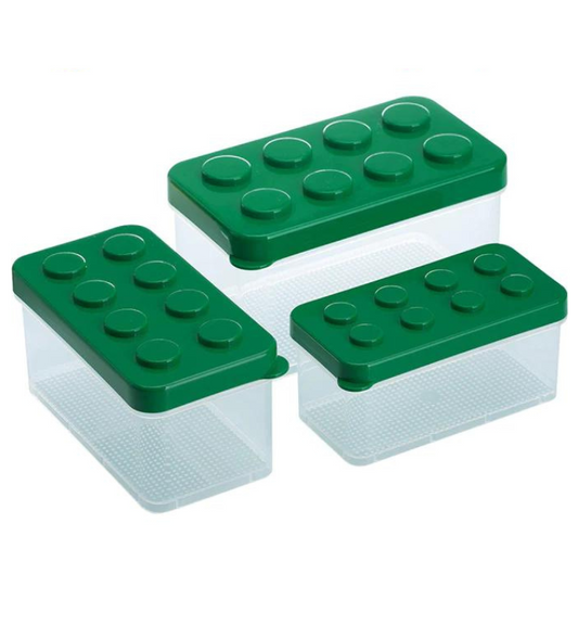 Shimoyama Lego Box Set of 3 - Green