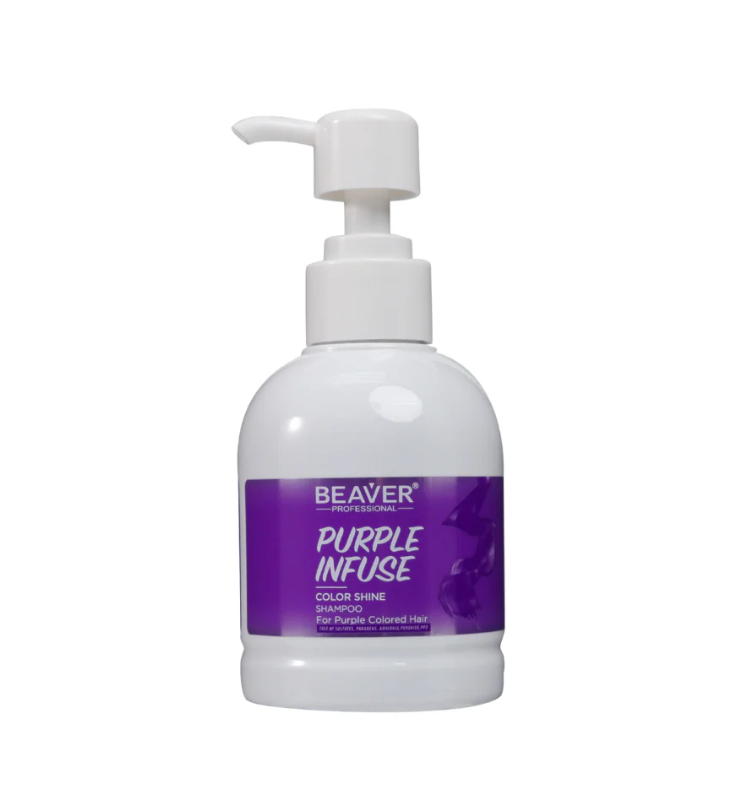 BeaverPRO Infuse Color Shine Shampoo and Conditioner (Purple, 200ml)