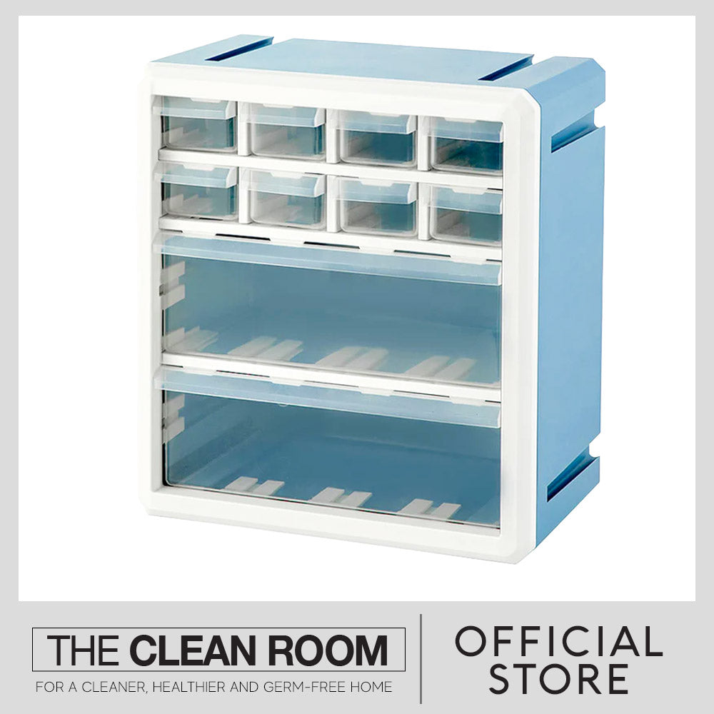 Deca Cube  Storage Box White/Blue