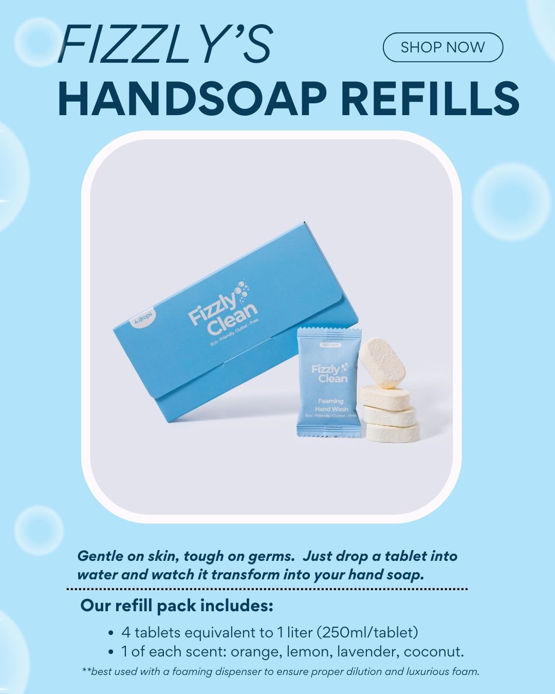 Fizzly Clean's Refill Pack