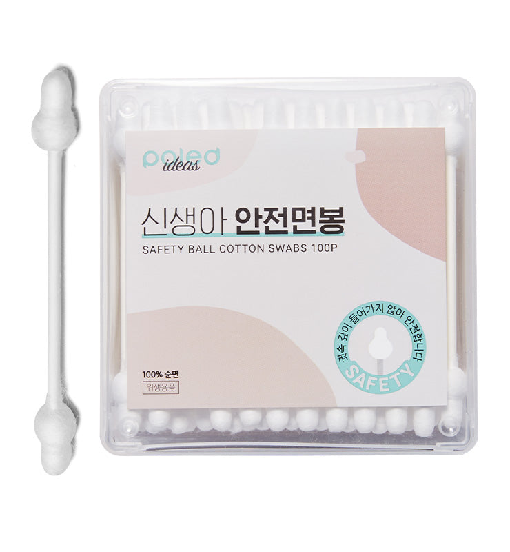 Poled Baby Cotton Swab (Infant Safe): 100 pcs