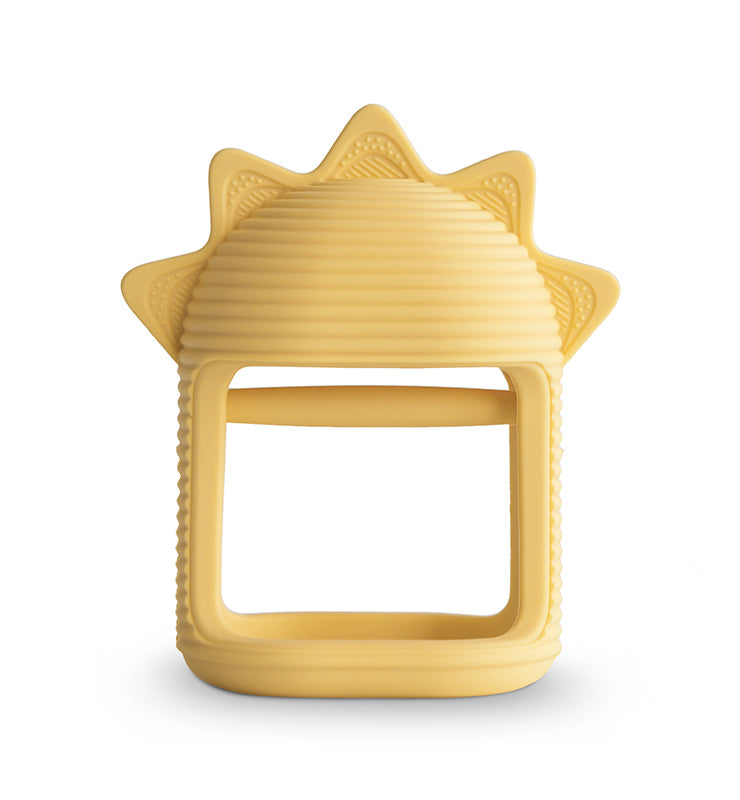 Mushie Silicone No Drop Teether