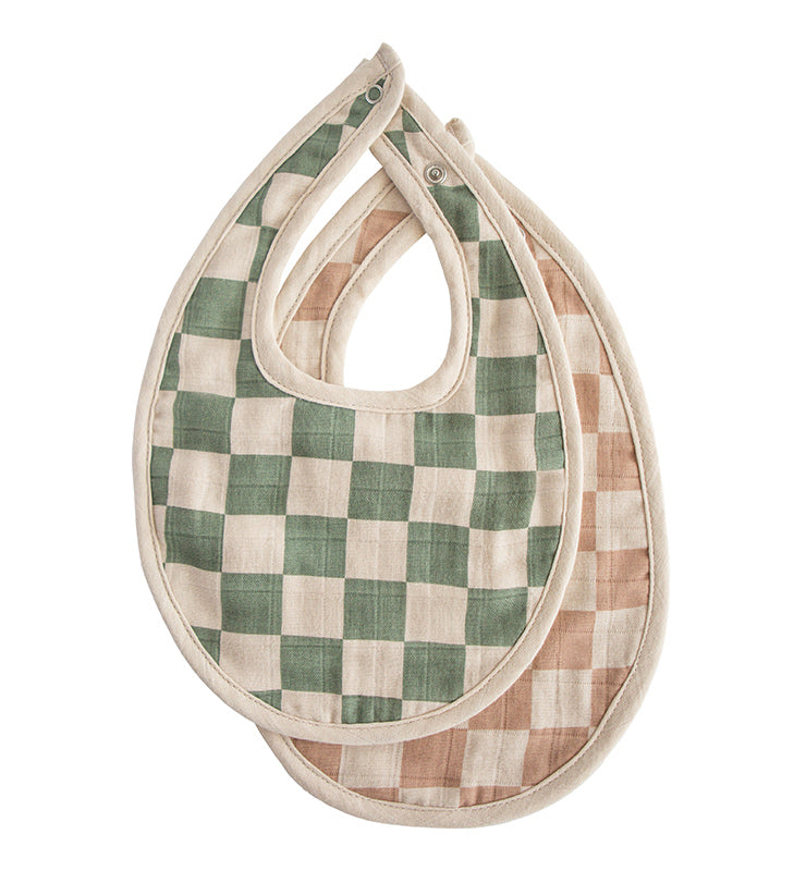 Mushie Muslin Bib 2-Pack