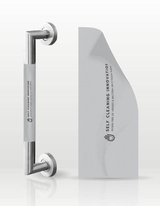 Z-Touch Door Pull Handle Antimicrobial Pad: Disinfection Sheet