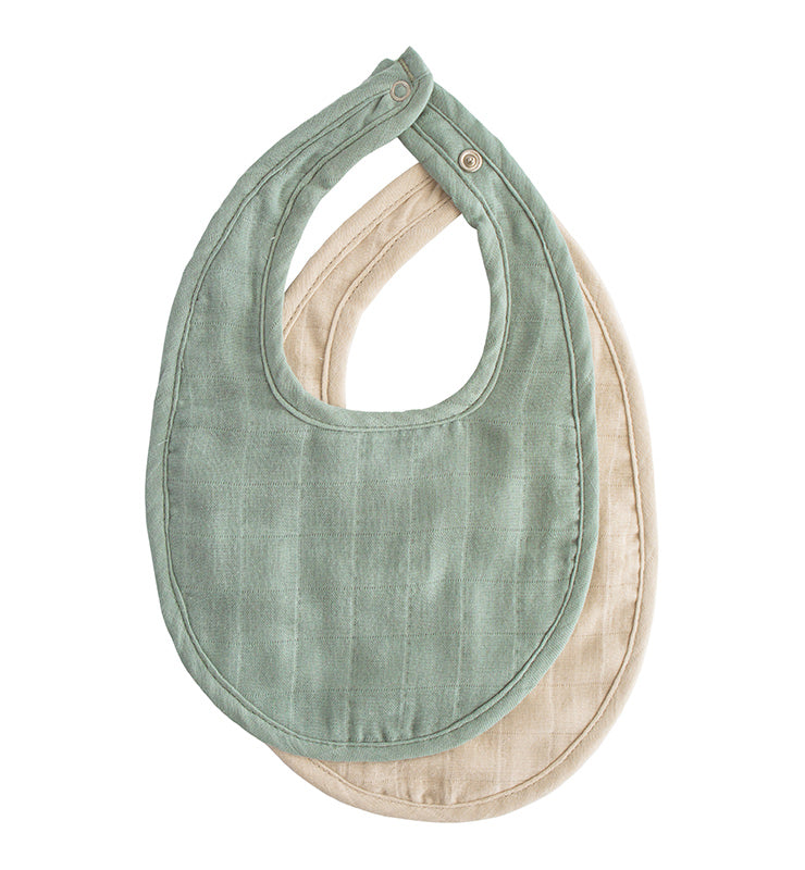 Mushie Muslin Bib 2-Pack