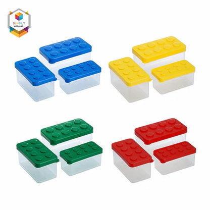 Shimoyama Lego Box Set of 3 - Yellow
