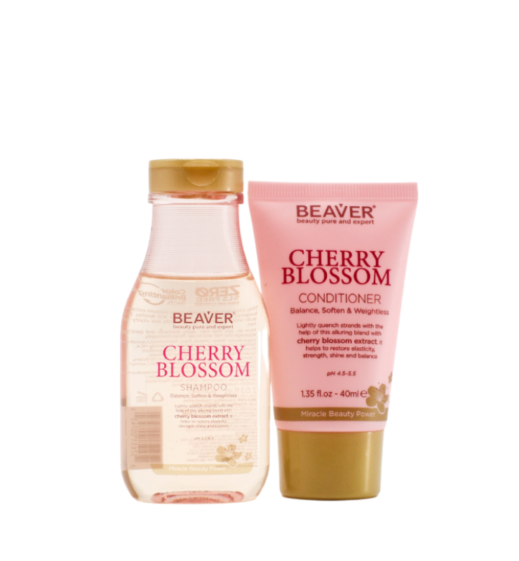 Beaver Beauty Cherry Blossom Shampoo and Conditioner