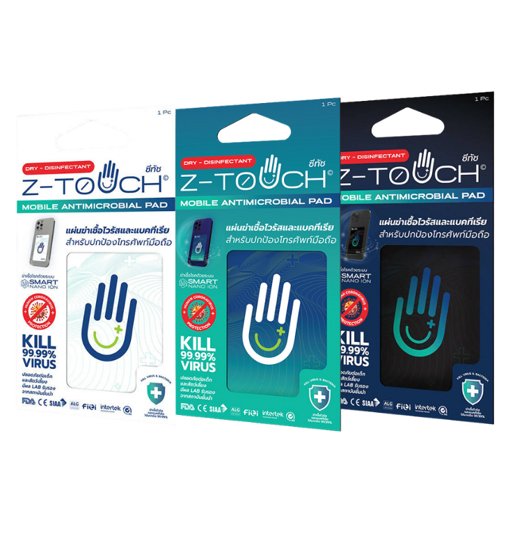 Z-Touch Mobile Phone Antimicrobial Pad: Disinfection Sheet