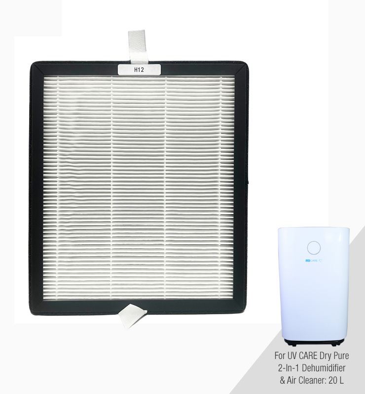 UV Care Dry Pure 2-in-1 Dehumidifier & Air Cleaner HEPA Filter