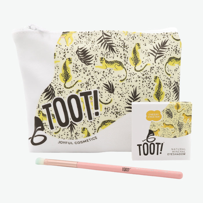 Toot! Cheeky Cheetah Eyeshadow Bag Set