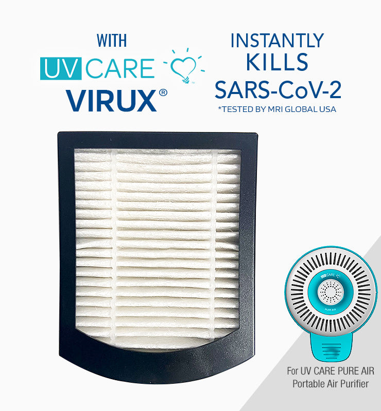 UV Care Pure Air Portable Air Purifier HEPA Filter