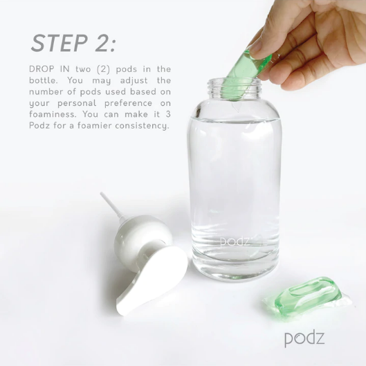 Podz Soluble Hand Soap Pods: Germanium & Herbs - 10s