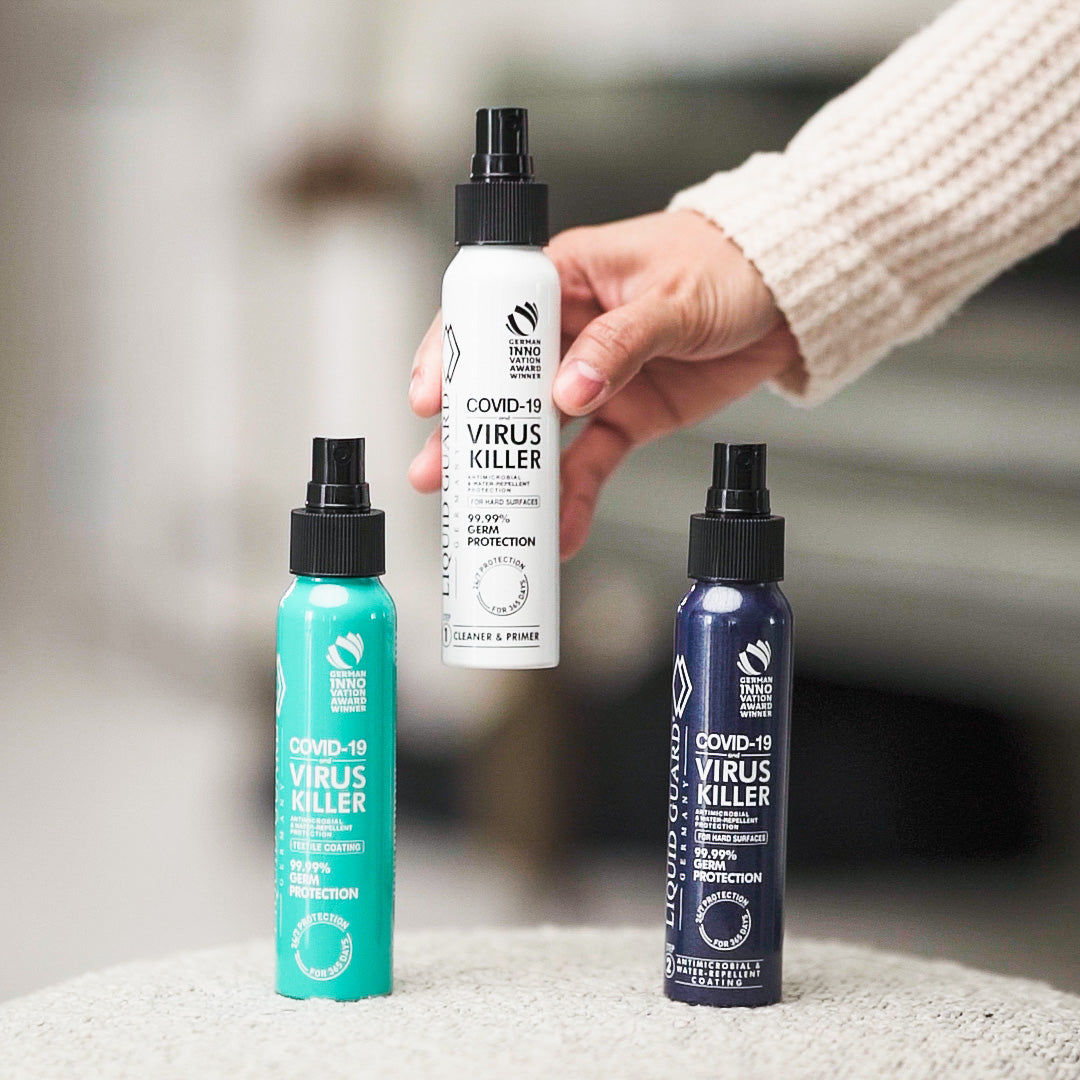 Liquid Guard Germany Anti-Mold/Anti-Virus Protection: Textile Coating (100ml, 2 bottles)