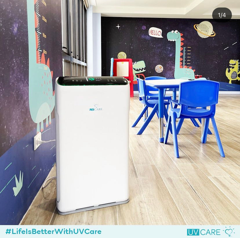 UV Care Super Air Cleaner w/ Medical Grade HEPA Filter & ViruX