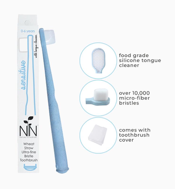 Nature to Nurture Wheat Straw Ultra-Fine Bristle Toothbrush (0-6 Years Old)