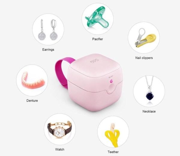 59S UVC LED Mini Sterilizing Travel Box (S6-Pink)