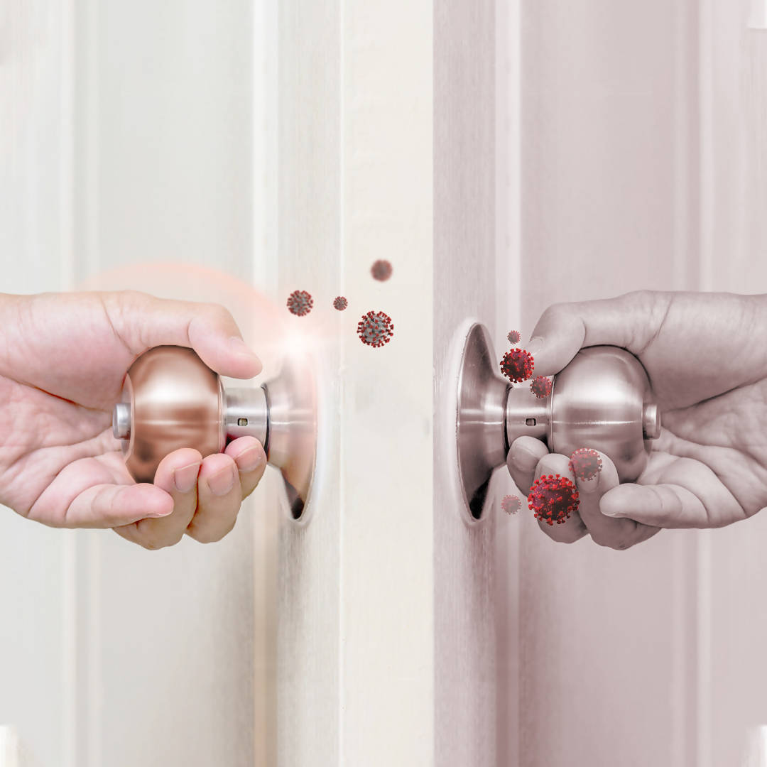 Z-Touch Door Knob Acliv Antimicrobial Pad: Disinfection Sheet