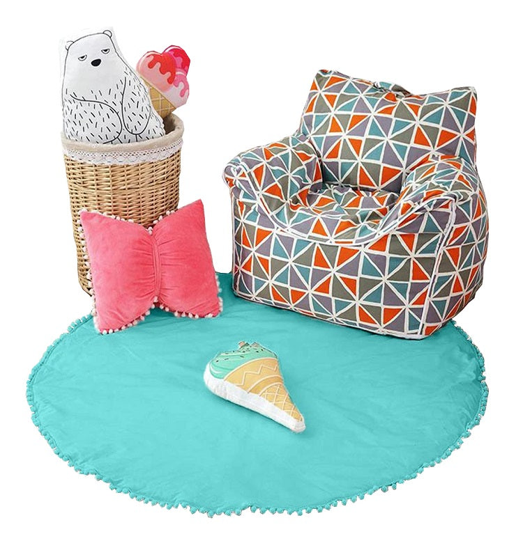 Basri Kids Mat by Hamlet Kids Room: Blue