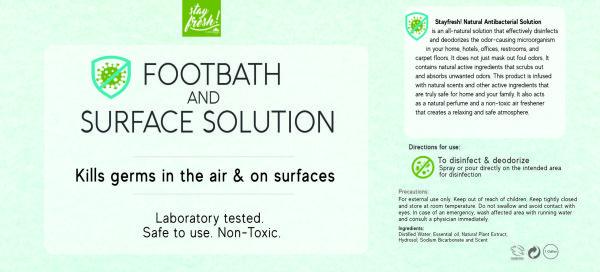 Stayfresh Canada Natural Antibacterial Floor Solution (1 Gallon Concentrated Solution)