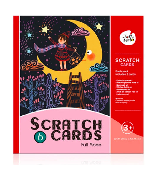 Joan Miro Scratch Cards Set: Full Moon