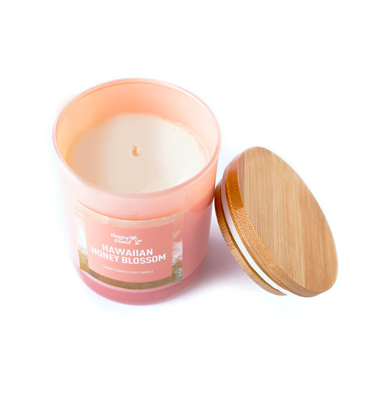 Happy Island Hawaiian Honey Blossom Soy Candle: 10oz