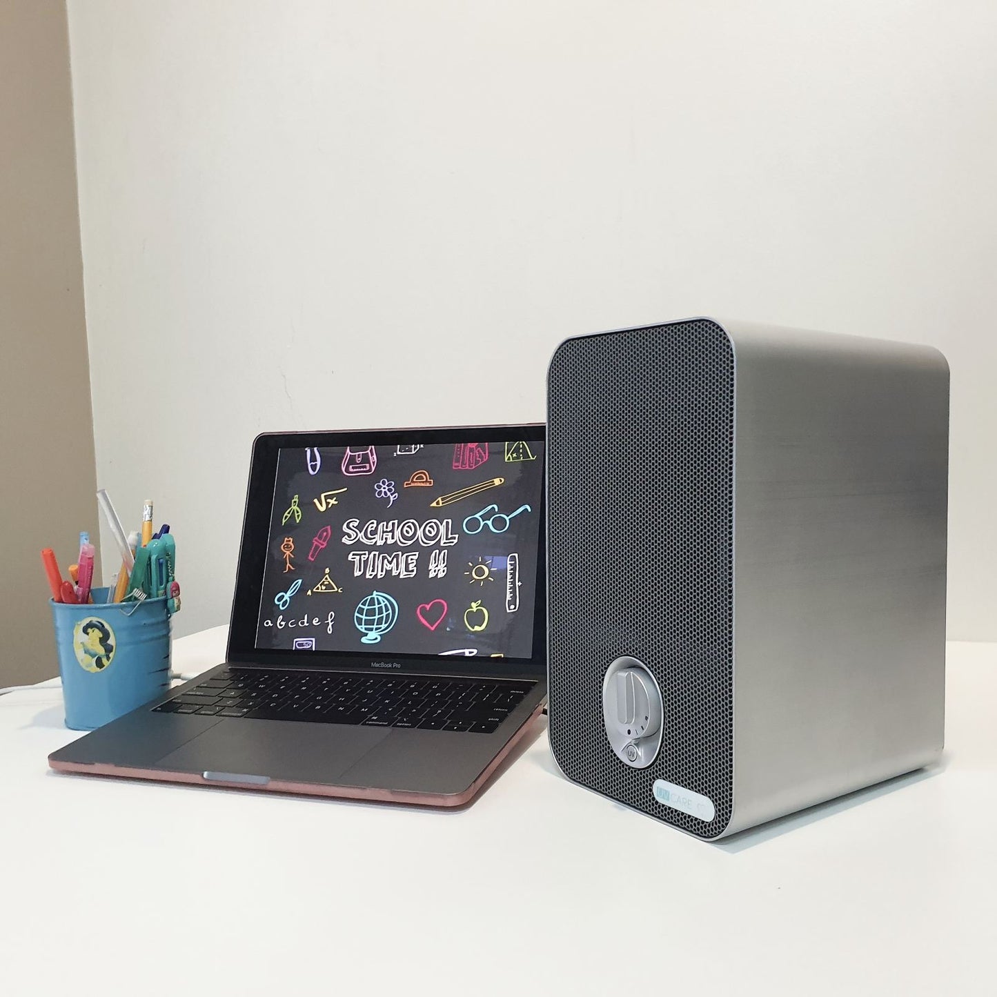 UV Care Desk Air Purifier w/ Medical Grade HEPA Filter & ViruX