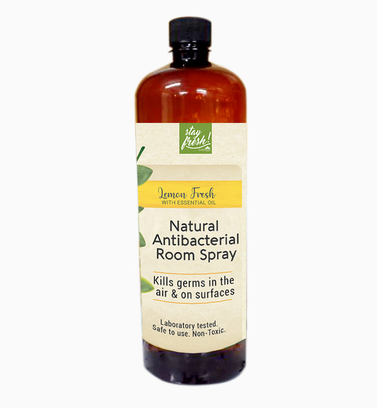 Stayfresh Canada Natural Antimicrobial Room Spray: Lemon Fresh (1L Refill)