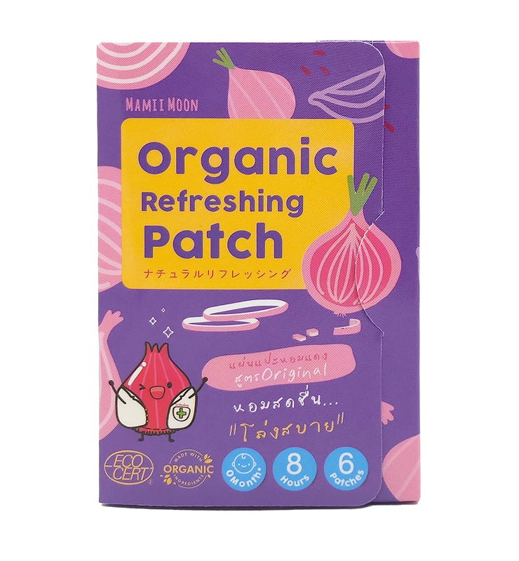Mamii Moon Natural Refreshing Red Onion Patch for Babies and Kids (1 Box)