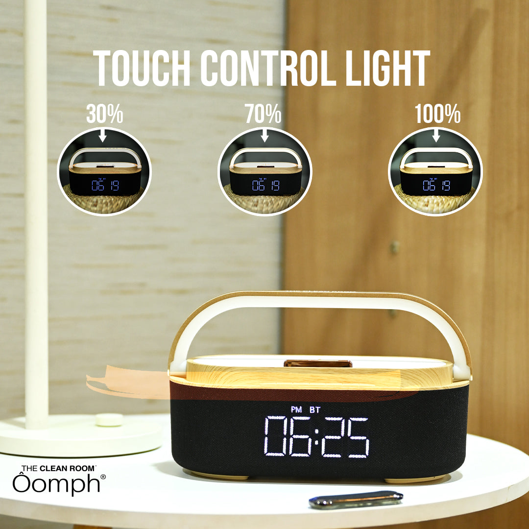 The Clean Room Oomph Bluetooth Speaker with Wireless Charging Pad