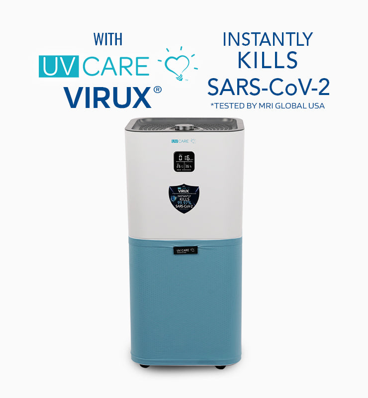 UV Care Super Plasma Air Pro w/ Medical Grade H14 HEPA Filter & ViruX Patented Technology (Instantly Kills SARS-CoV-2)