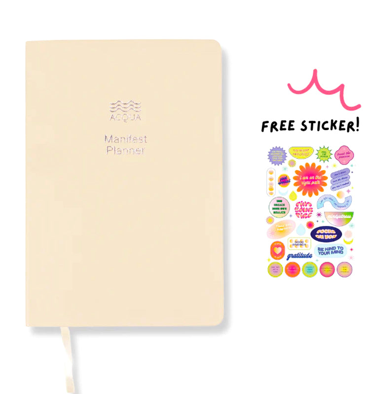Acqua Manifest Planner in Beach Tan