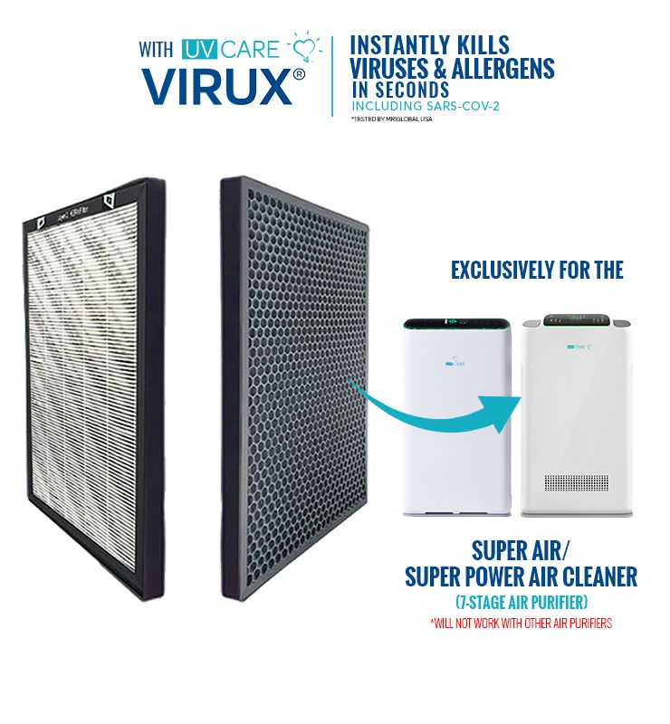 UV Care Super Air Cleaner (7 Stage) Filter Replacement (Unit Sold Separately)