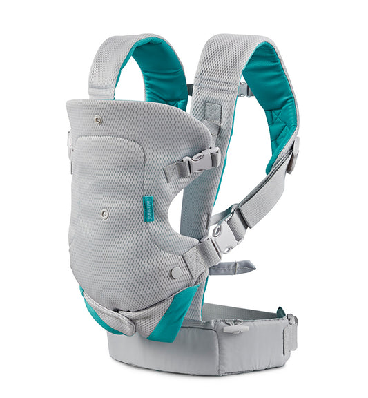 Infantino Flip 4-In-1 Light & Airy Convertible Carrier (Light Grey)