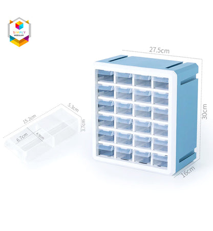 Unli Cube Storage Box White/Blue