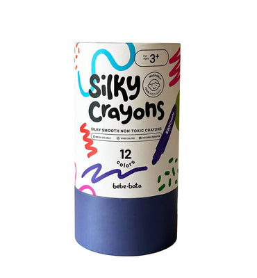 BebeBata-Silky Washable Crayons (24 Colors)