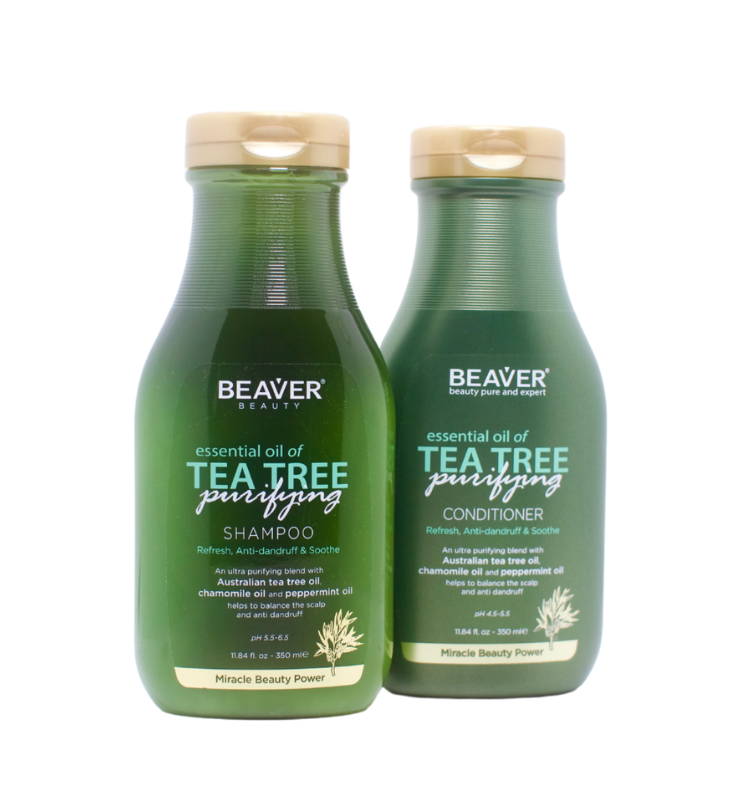 BUY 1 TAKE 1: Beaver Beauty Tea Tree Oil Purifying Shampoo and Conditioner