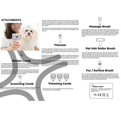 Ninja sales dog brush