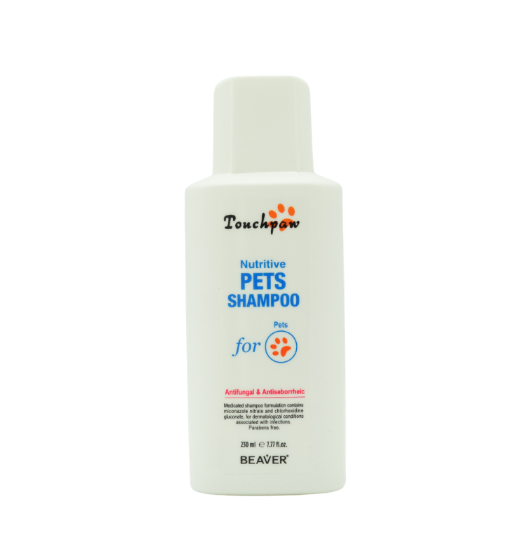 TouchPaw Nutritive: Antifungal & Antiseborrheic Pets Shampoo (230ml)