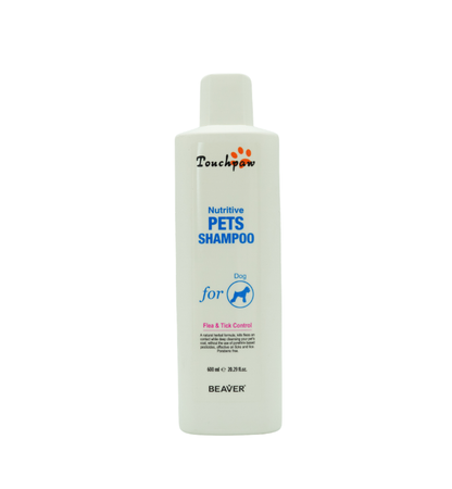 TouchPaw Nutritive: Flea & Tick Control Pets Shampoo (600ml)