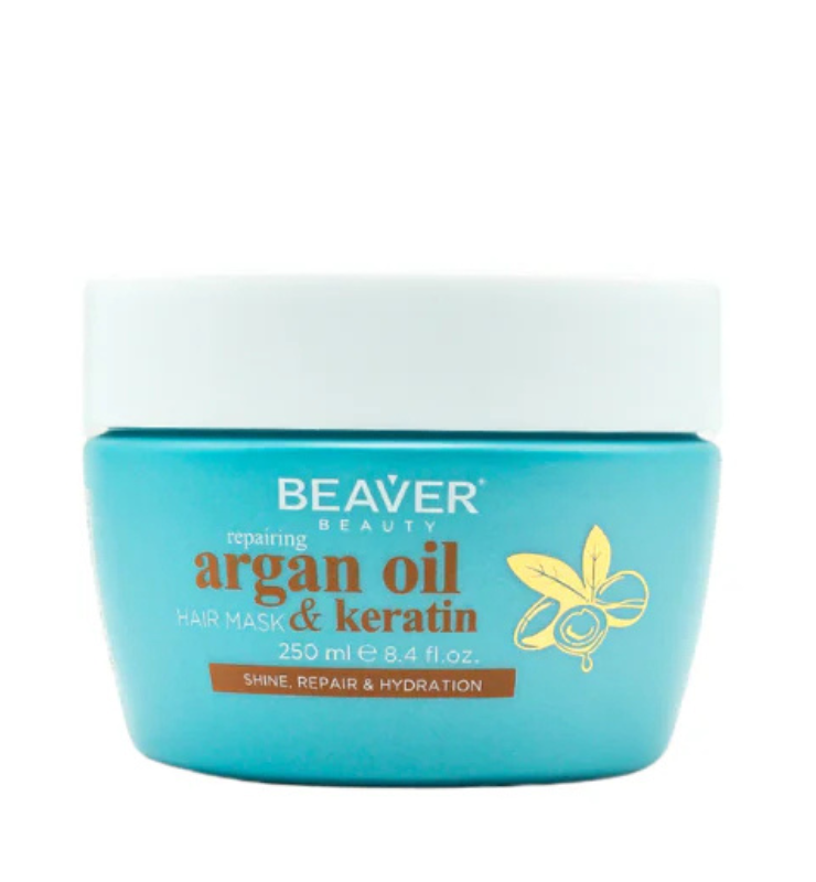 Beaver Beauty Argan Oil & Keratin Mask (250ml)