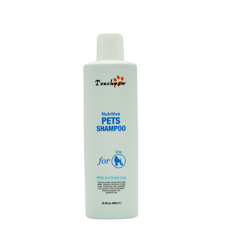 TouchPaw Nutritive: White & Bright Coat Pets Shampoo (600ml)