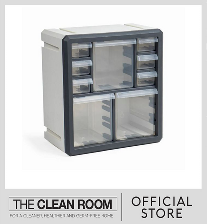 Nona Cube Storage Box Gray/White