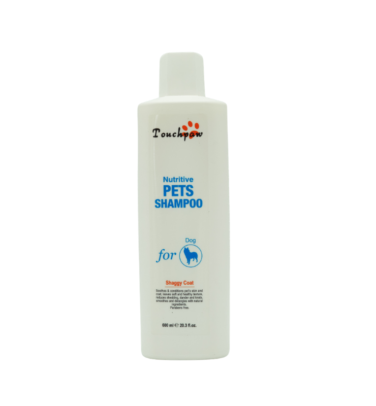 TouchPaw Nutritive: Shaggy Coat Pets Shampoo (600ml)