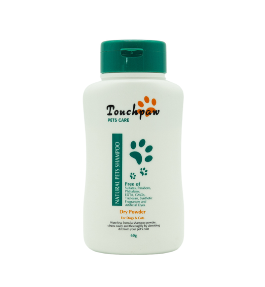 TouchPaw Natural: Dry Shampoo Powder (60g)