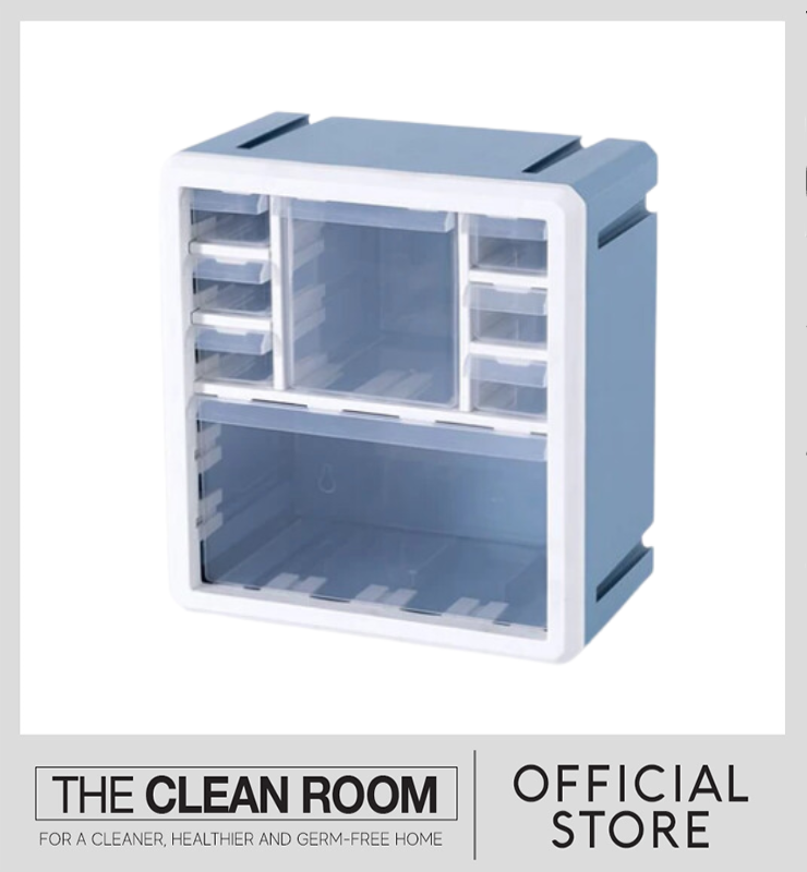 Octa Cube Storage Box White/Blue